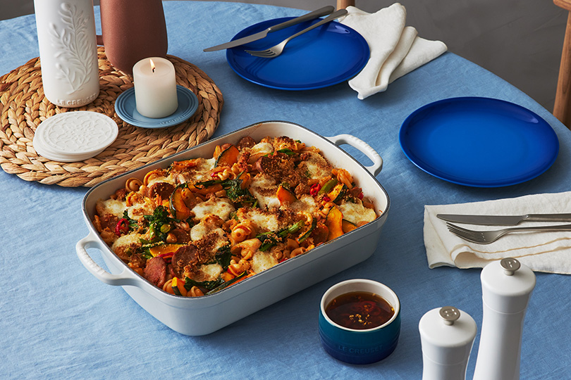 Sausage and Rapini Pasta Bake
